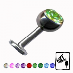 BUZA BILA PIATRA COLOR 10mm Cristal